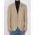 Lardini Single-Breasted Cashmere Jacket Beige