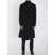 Lardini Coat In Pure Virgin Wool Black