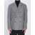 Lardini Double-Breasted Jacket In Pure Virgin Wool GREY