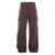 Rick Owens 'Stefan' Brown Wide Leg Cargo Pants With Patch Pockets In Cotton Man BROWN