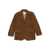 DUNST Dunst Suede Single-Breasted Jacket Brown