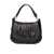 Visona' Visona' Soft Leather Shoulder Bag Black