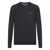 Prada Prada Crew Neck Sweater In Combed Wool Black