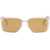 Off-White Golden-Effect Frame Yoder Mirrored Rectangular Sunglasses Gold