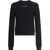 Marni Virgin Wool And Cashmere Crew-Neck Sweater With Contrasting Black