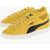 PUMA Suede Staple Low-Top Sneakers With Snake Effect Logo Yellow