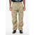 Burberry Solid Color Nylon Pants With Elastic Waistband Beige