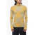 Burberry Wool Blend Turtleneck Sweater With Iconic Motif Beige