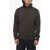 Burberry Solid Color Wool Sweater With Hood Brown