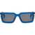 Off-White Rectangular Frame Tucson Sunglasses Blue