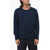 CORNELIANI Cc Collection Solid Color Wool Crew-Neck Sweater Blue
