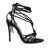 DSQUARED2 DSQUARED2 Dsquared2 Black Sandals With Laces And High Heel Black