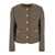 DUNST Beige Jacket With Button Closure And Front Pockets In Tweed Woman Beige