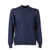Fedeli MOCK-NECK L/S KNITTED SWEATER MAN Blue