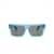 Off-White Rectangular Lawton Sunglasses With Logoed Frame Light Blue