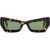 Off-White Cat-Eye Aurora Sunglasses With Tortoiseshell Frame Brown