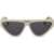Off-White Squared Gustav Sunglasses With Contrasting Temple White