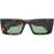 Off-White Tortoiseshell Savannah Sunglasses With Colored Lenses Brown