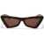Off-White Tortoiseshell Artemisia Cat-Eye Sunglasses Brown