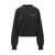 ROTATE Birger Christensen Rotate Birger Christensen Rotate Black Sweatshirt With Embroidered Logo Black