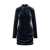 ROTATE Birger Christensen Rotate Birger Christensen Rotate Draped Velvet Mini Dress BLUE