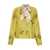 Marni Marni Marni Silk Shirt With Bow And Floral Print YELLOW