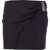 THE ATTICO Mini Crossover Skirt BLACK