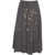 5 Progress Midi skirt with appliques Grey