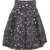 5 Progress Pleated skirt with polka dots Black