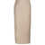 Otto d ame Satin midi skirt Beige