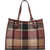 GIANNI CHIARINI Shopper with check pattern Purple