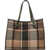 GIANNI CHIARINI Shopper with check pattern Green