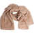 Moschino Scarf with fringe details Beige