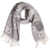 Liu Jo Scarf with logo print Grey