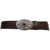 CAMPOMAGGI Grained leather belt Brown