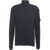 Peuterey Turtleneck sweater with logo detail Blue