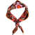 Codello Foulard with floral print Brown