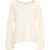 Soft Goat Boucle cashmere sweater White