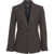 Kaos Blazer with glitter finish Brown
