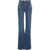Elisabetta Franchi Jeans with decorative buttons Blue