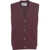 AMARANTO Knitted vest with V-neck Purple