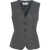 Gender Vest with pinstripes Grey