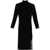 Elisabetta Franchi Midi dress with roll neck Black
