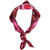 Codello Foulard with floral print Red