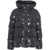 Pinko Quilted puffer with hood Black