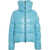 Save the Duck Puffer with high collar Blue