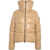 Save the Duck Puffer with high collar Beige