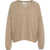 MVM Cashmere sweater with pearl detail Brown