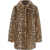 Liu Jo Coat with animal print Multicolor