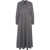 OBLO UNIQUE Midi dress with bow details Grey